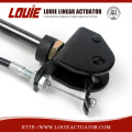 Lockable adjustable gas spring struts for lifting desk